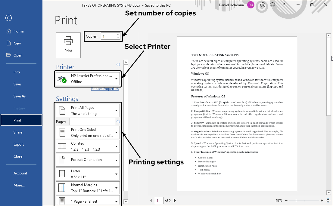preview-and-print-document