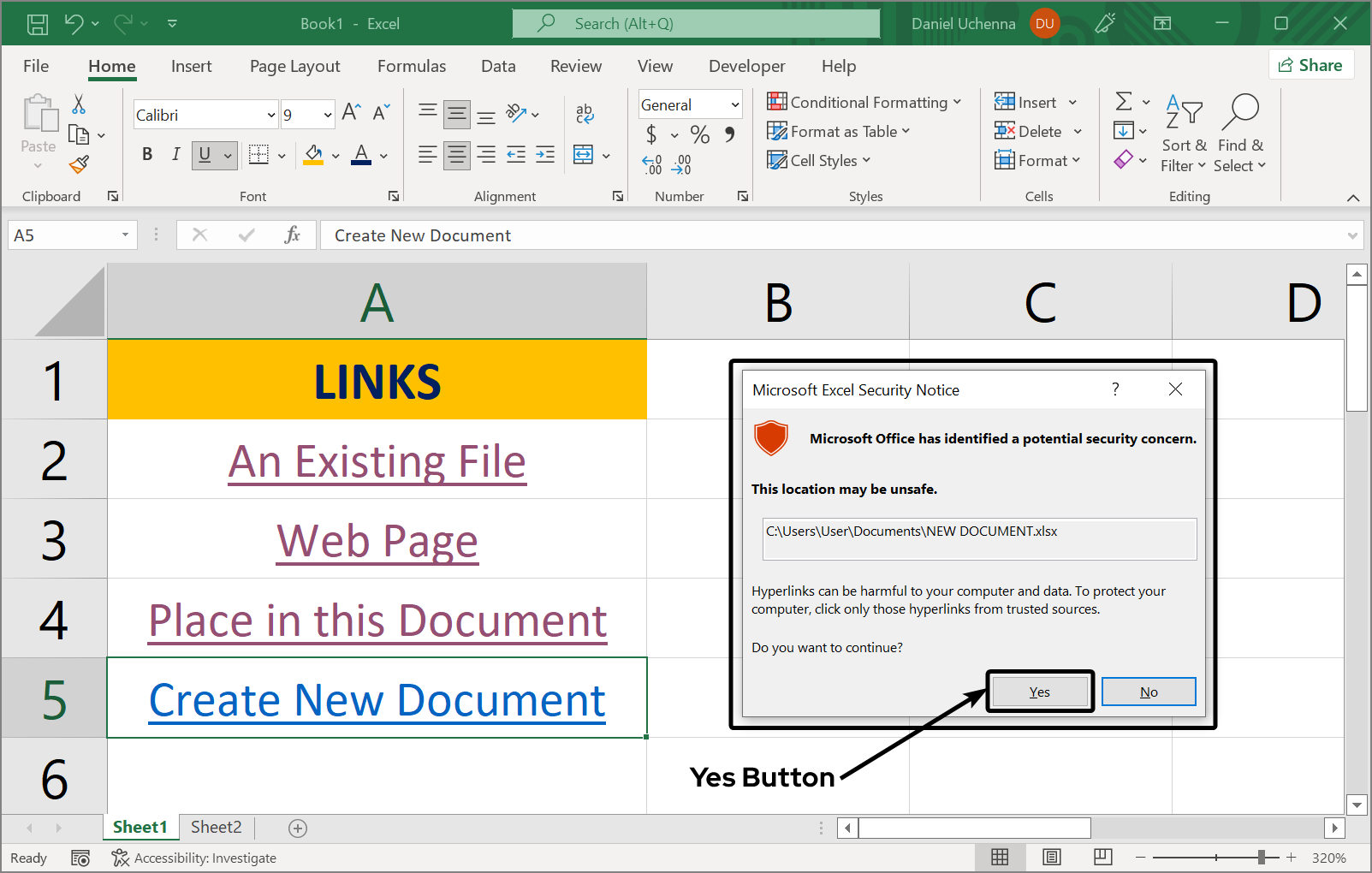 hyperlinks