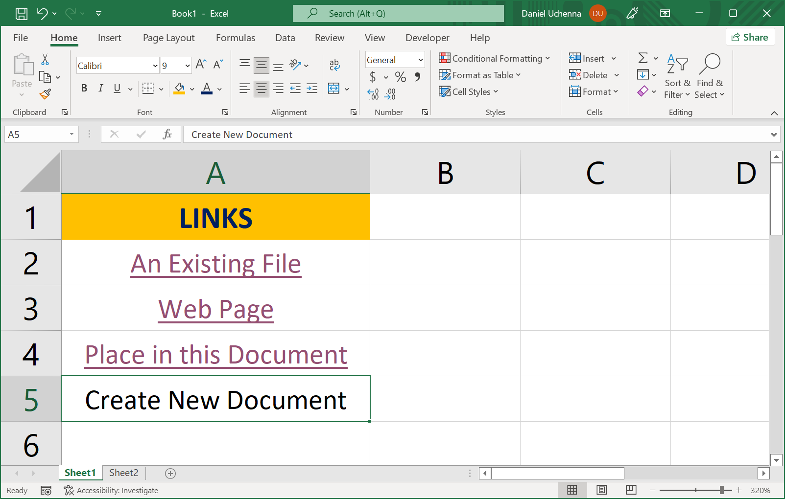 hyperlinks