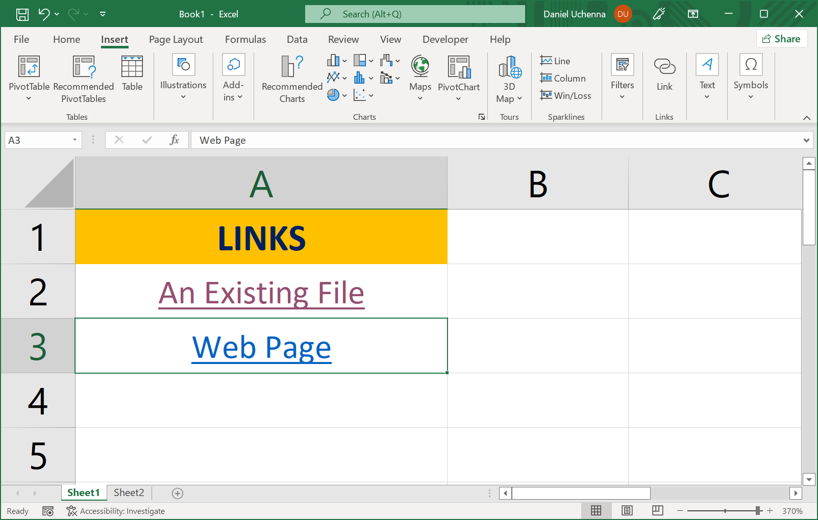 hyperlinks