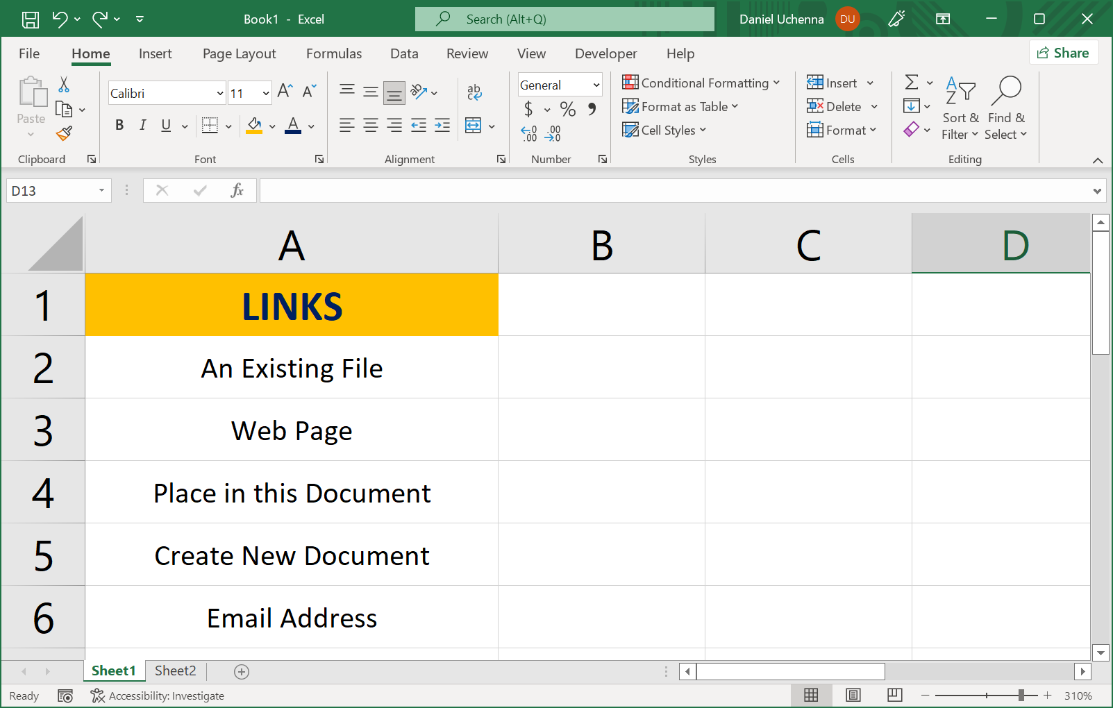 hyperlinks
