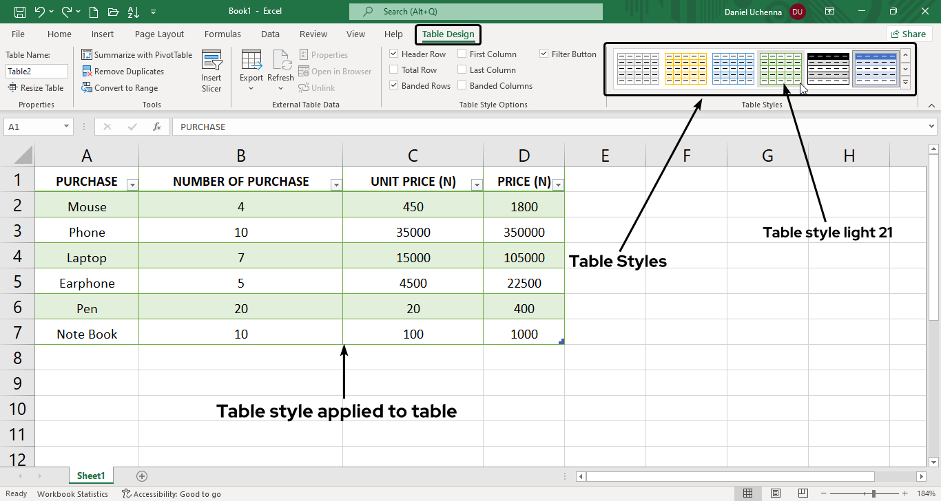 formatting-tables