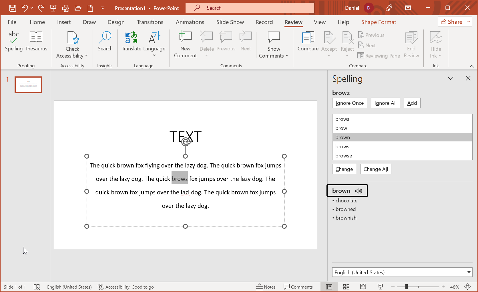 checking-spellings
