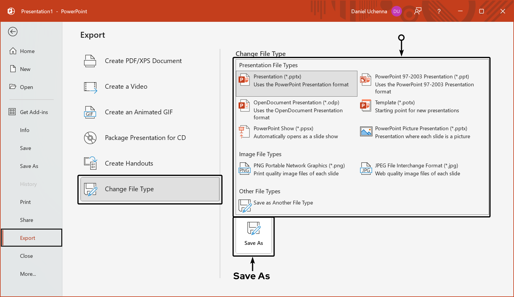 export-presentation