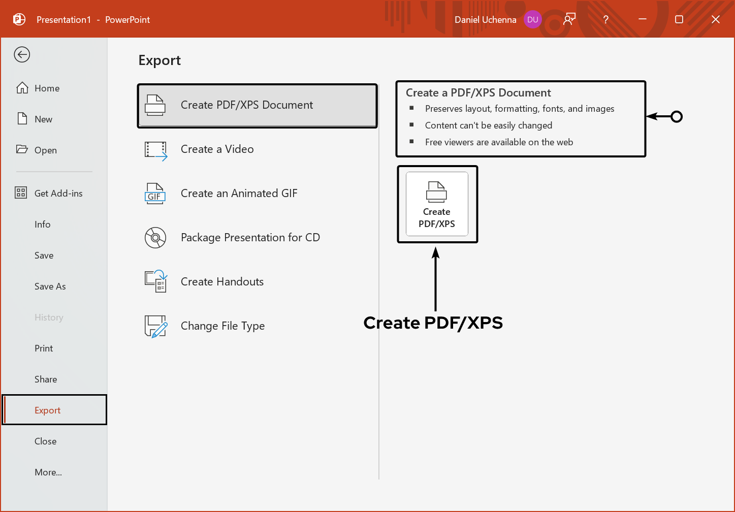 export-presentation
