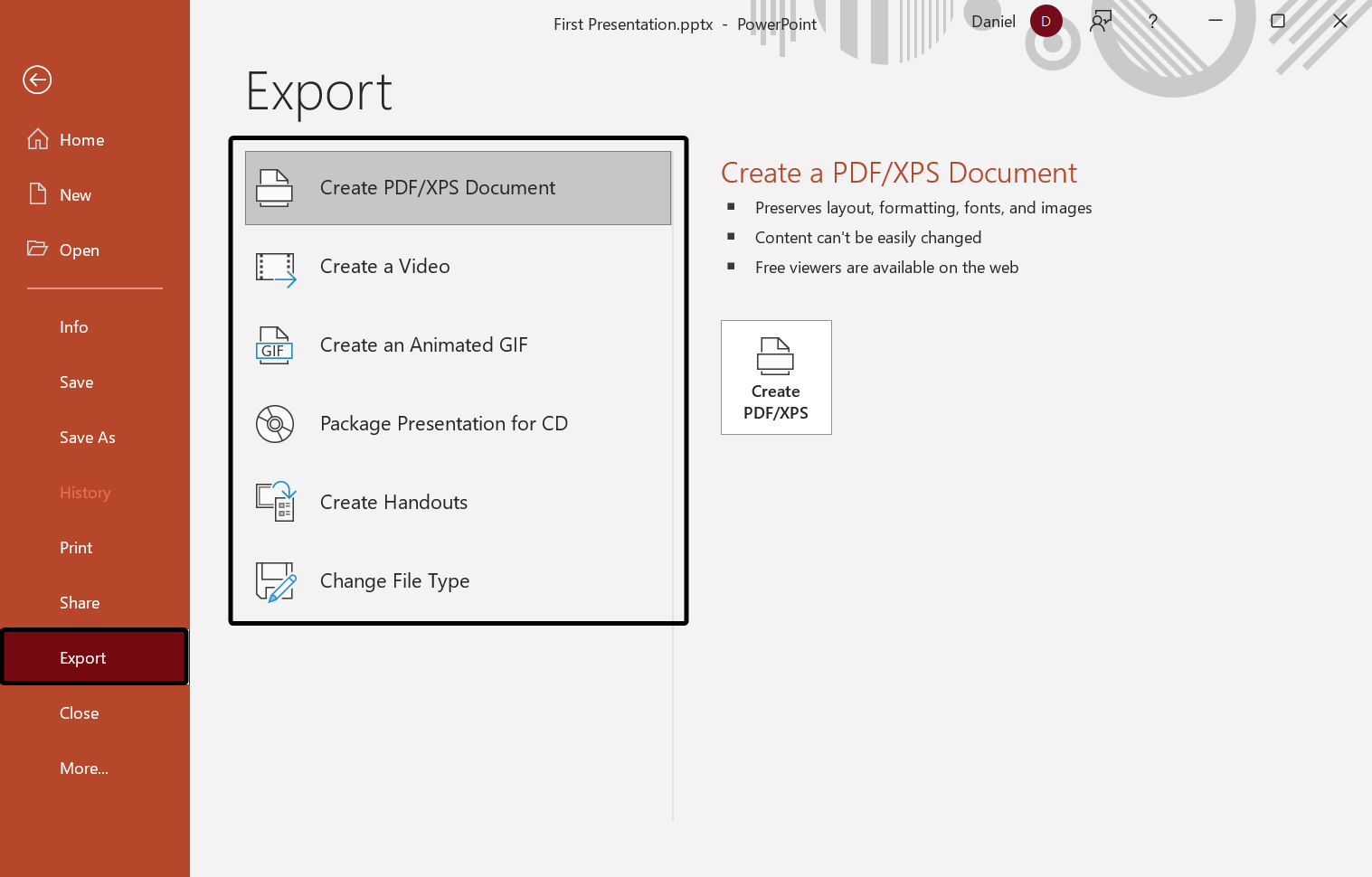 export