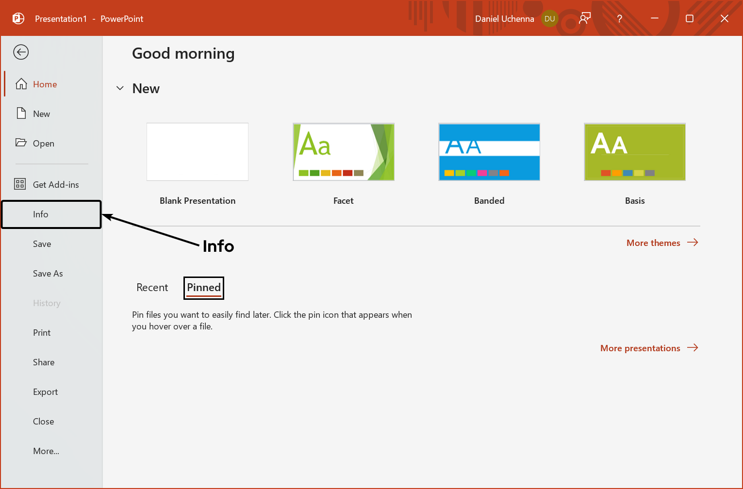 password-presentation-document