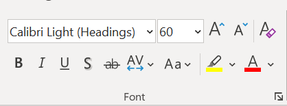 font