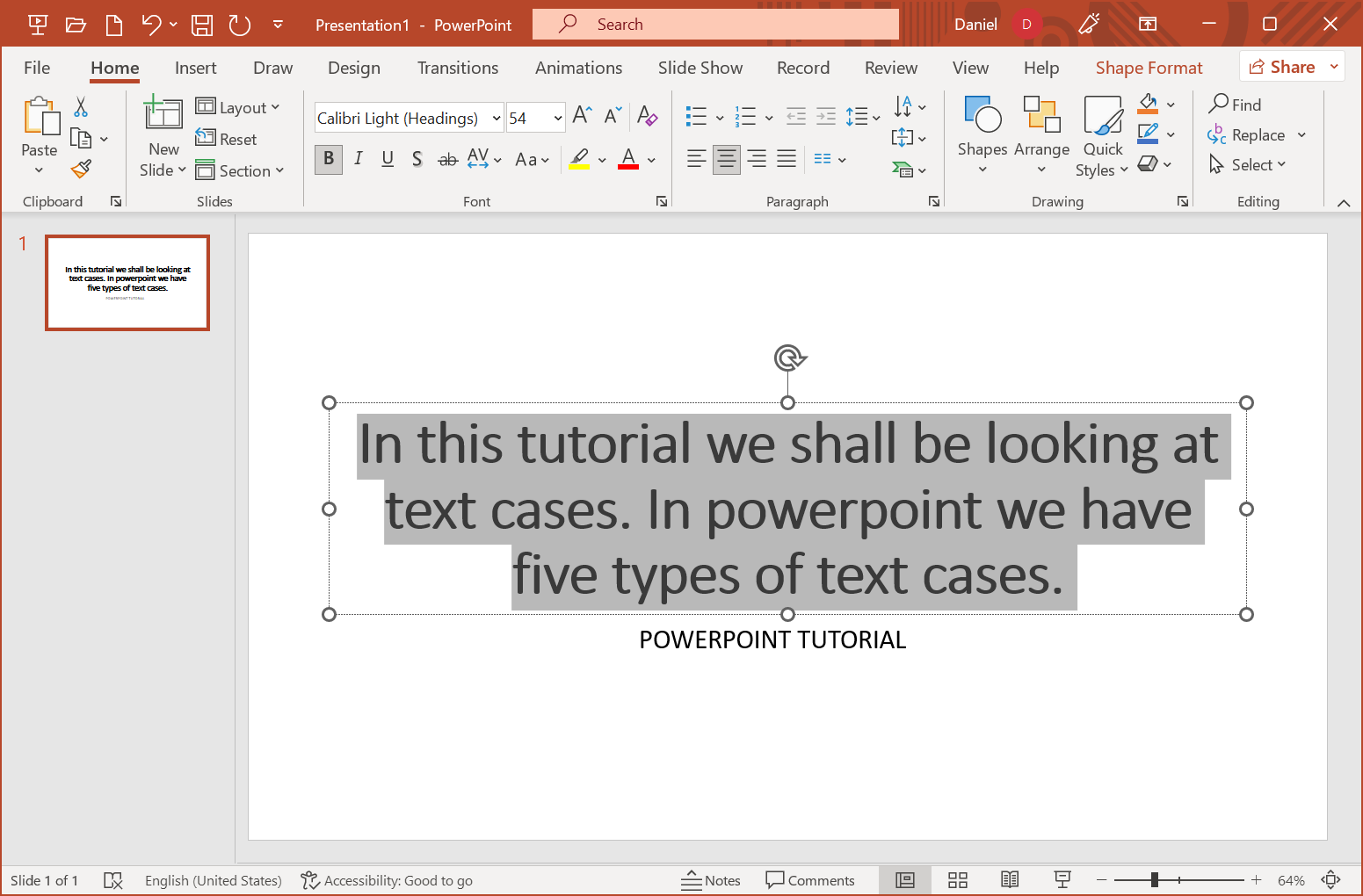 sentence-case