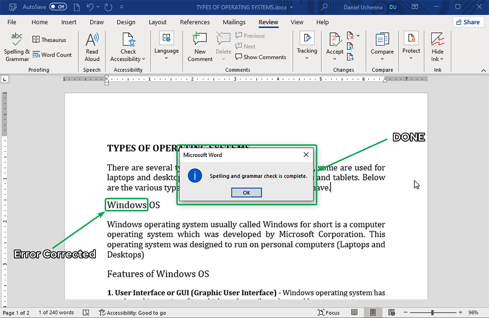 checking-spellings