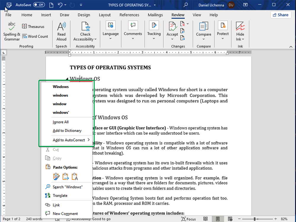 checking-spellings