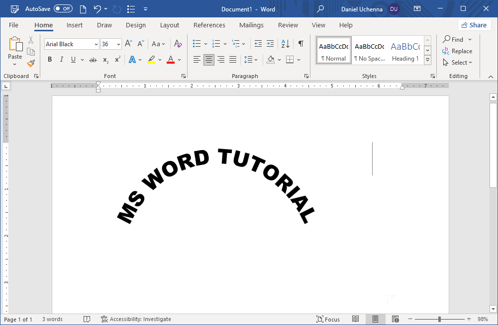 curve-text