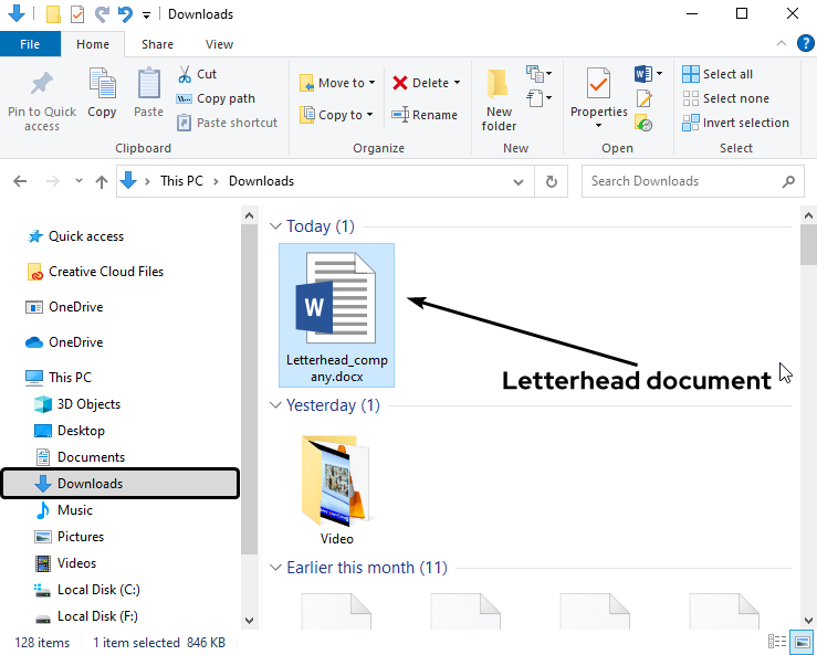 letterhead-document