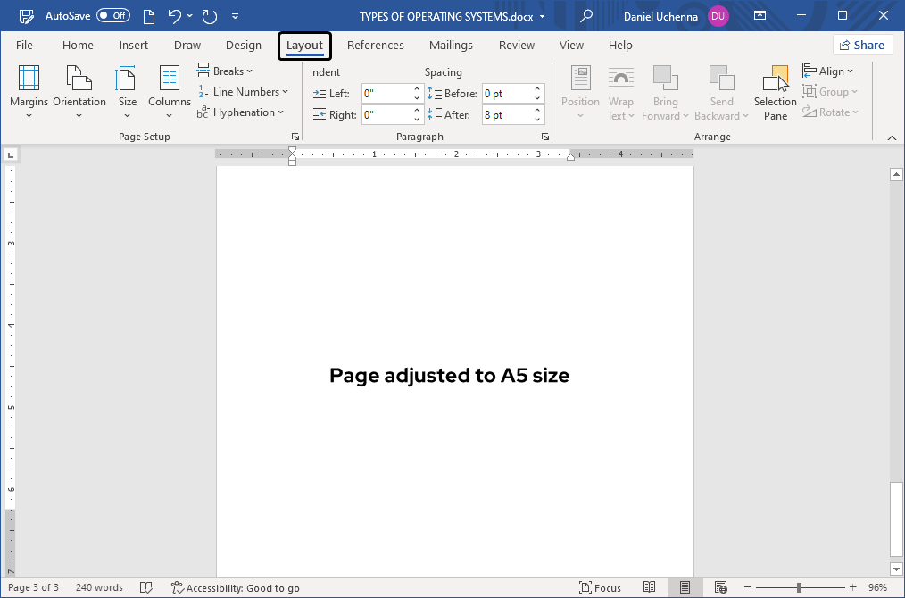 page-size