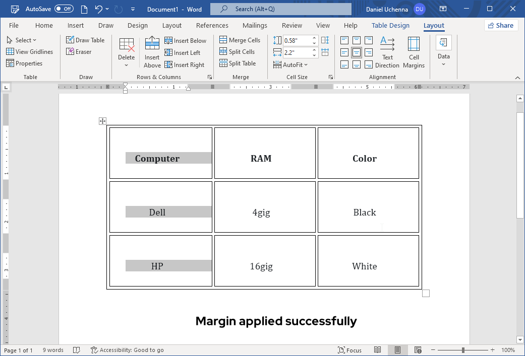 cell-margin