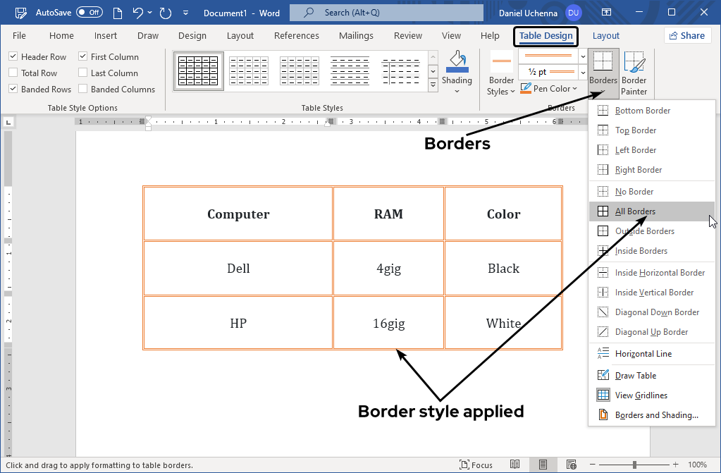 table-borders